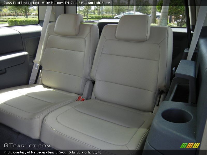White Platinum Tri-Coat / Medium Light Stone 2009 Ford Flex Limited