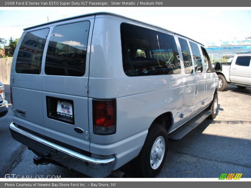 Silver Metallic / Medium Flint 2008 Ford E Series Van E350 Super Duty XLT Passenger