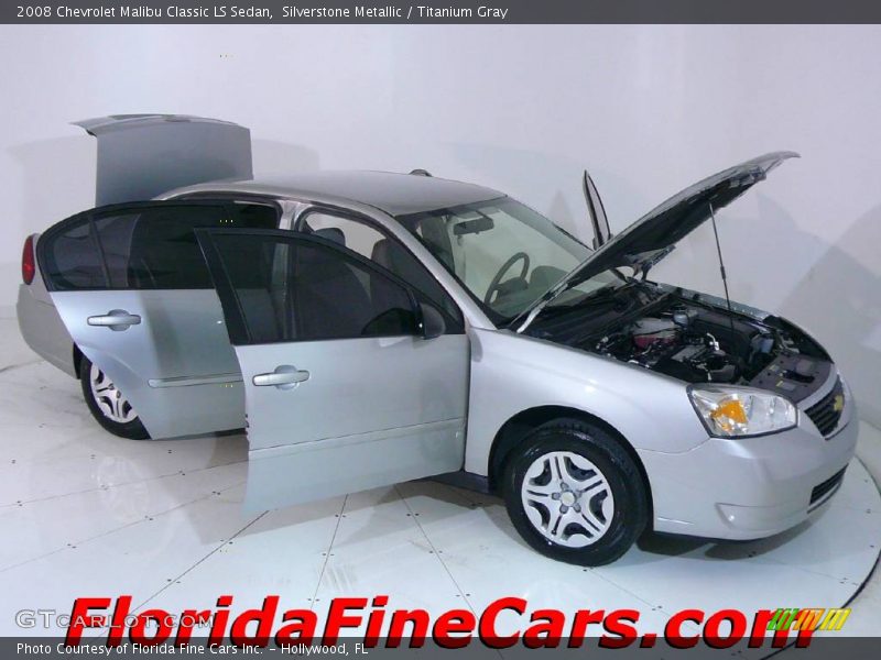 Silverstone Metallic / Titanium Gray 2008 Chevrolet Malibu Classic LS Sedan