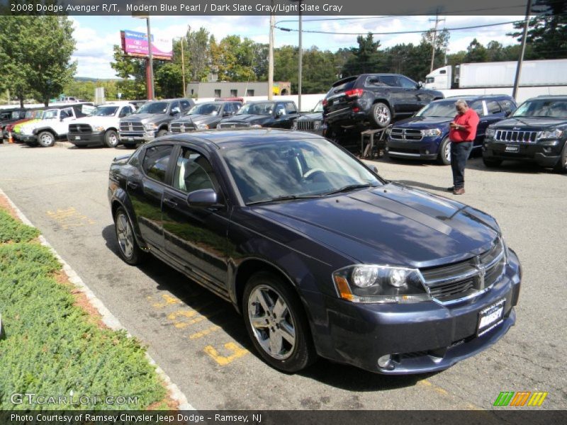 Modern Blue Pearl / Dark Slate Gray/Light Slate Gray 2008 Dodge Avenger R/T