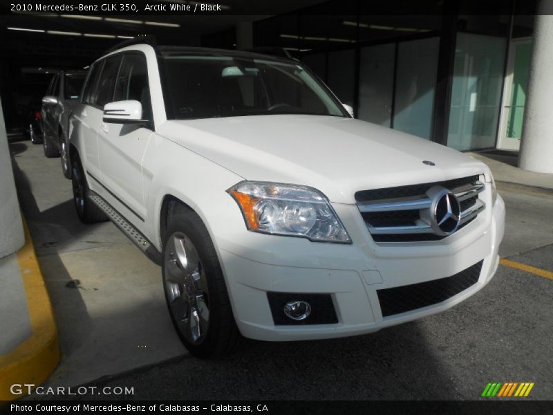 Arctic White / Black 2010 Mercedes-Benz GLK 350