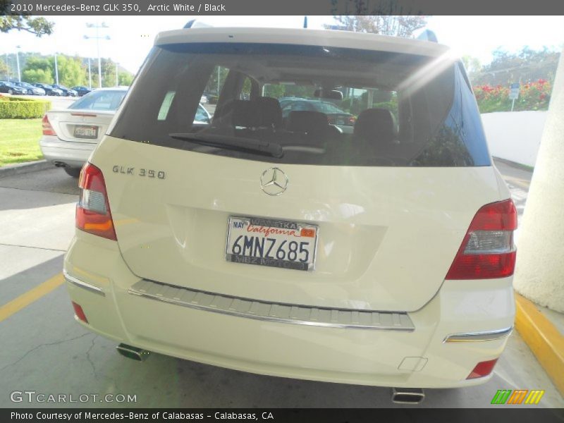 Arctic White / Black 2010 Mercedes-Benz GLK 350