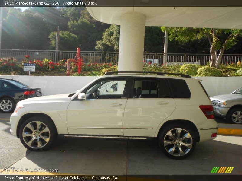 Arctic White / Black 2010 Mercedes-Benz GLK 350