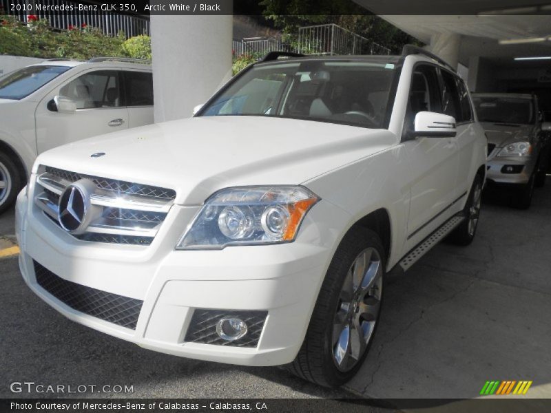 Arctic White / Black 2010 Mercedes-Benz GLK 350