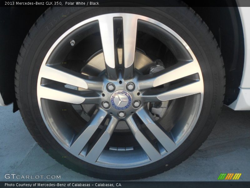 Polar White / Black 2013 Mercedes-Benz GLK 350