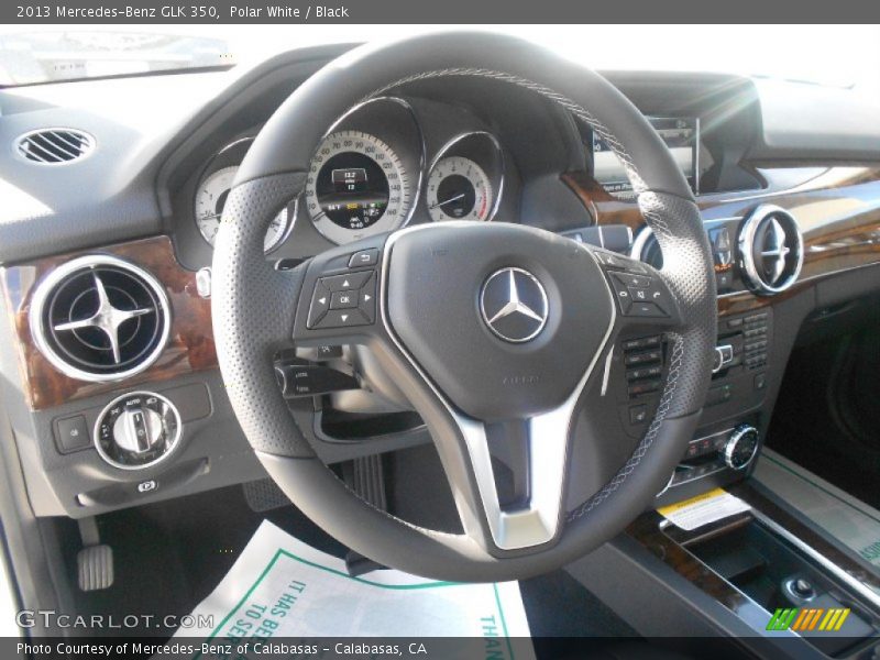 Polar White / Black 2013 Mercedes-Benz GLK 350