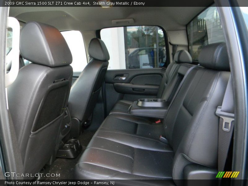 Stealth Gray Metallic / Ebony 2009 GMC Sierra 1500 SLT Z71 Crew Cab 4x4