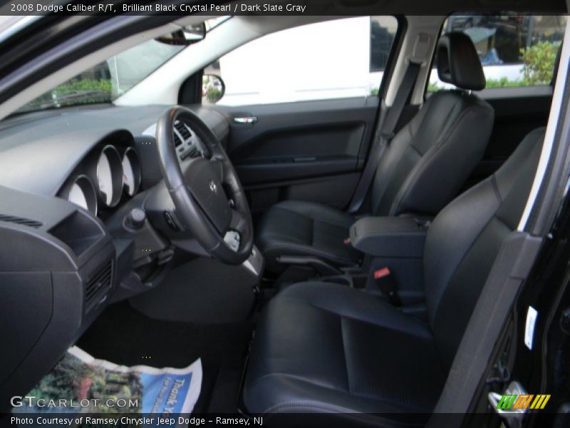 Brilliant Black Crystal Pearl / Dark Slate Gray 2008 Dodge Caliber R/T