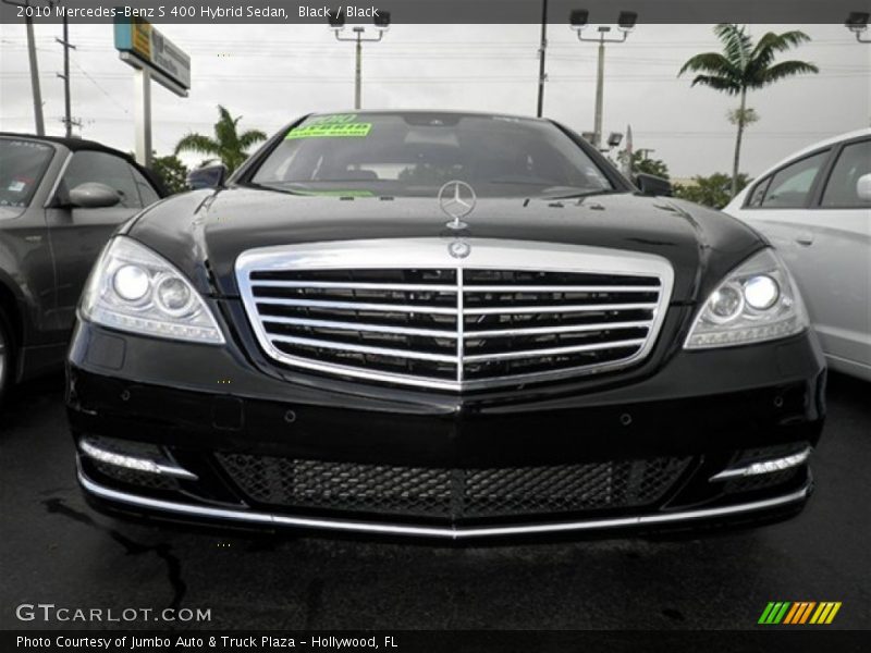 Black / Black 2010 Mercedes-Benz S 400 Hybrid Sedan