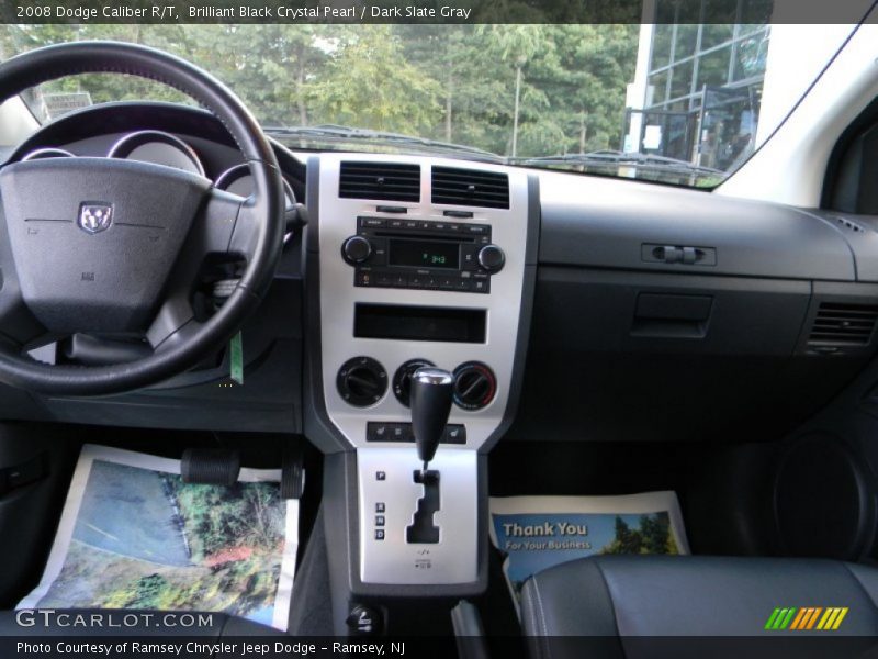 Brilliant Black Crystal Pearl / Dark Slate Gray 2008 Dodge Caliber R/T