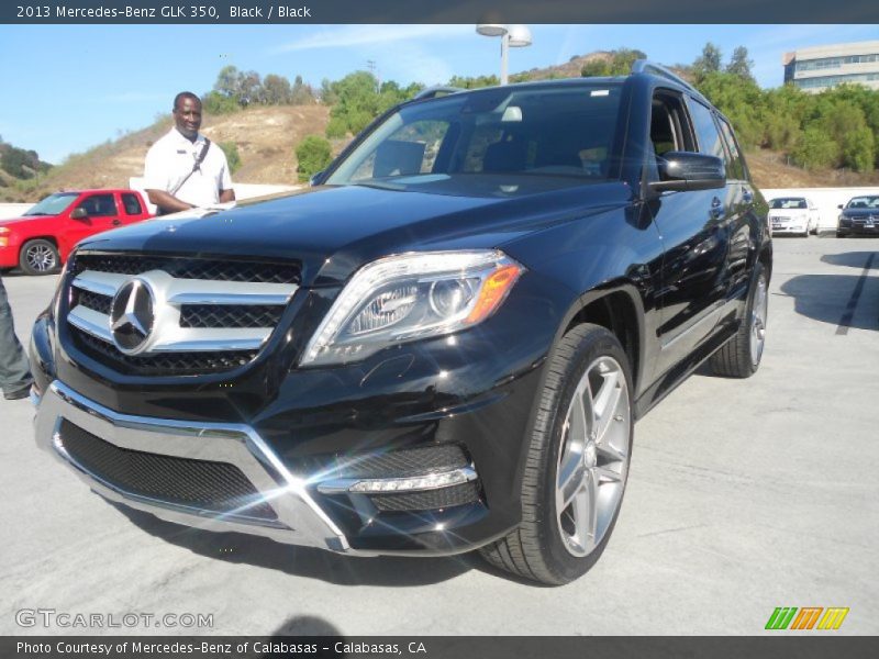 Black / Black 2013 Mercedes-Benz GLK 350