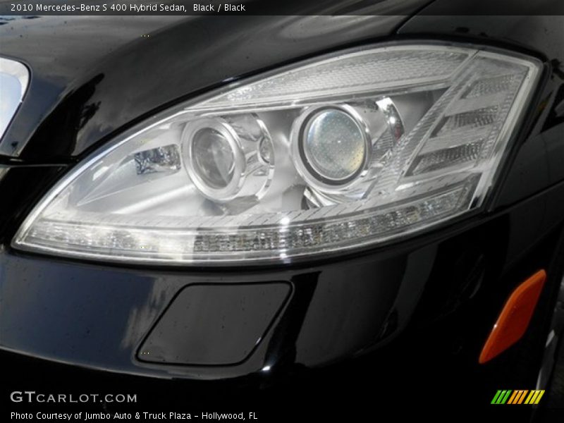Black / Black 2010 Mercedes-Benz S 400 Hybrid Sedan
