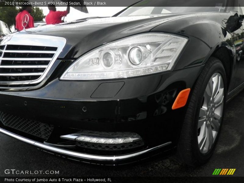Black / Black 2010 Mercedes-Benz S 400 Hybrid Sedan