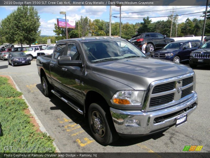 Mineral Gray Metallic / Dark Slate/Medium Graystone 2010 Dodge Ram 3500 SLT Crew Cab 4x4