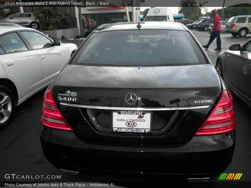 Black / Black 2010 Mercedes-Benz S 400 Hybrid Sedan