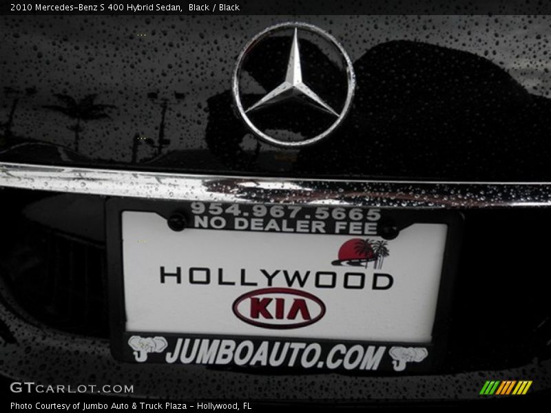 Black / Black 2010 Mercedes-Benz S 400 Hybrid Sedan