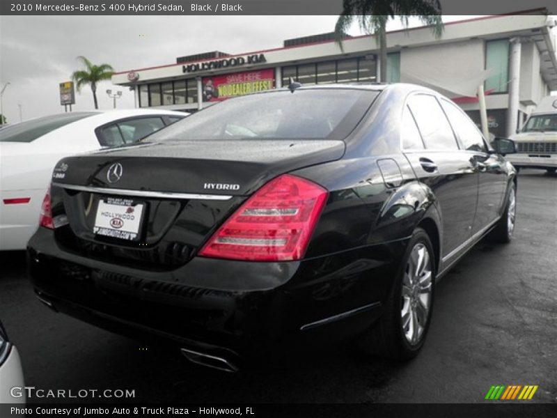 Black / Black 2010 Mercedes-Benz S 400 Hybrid Sedan