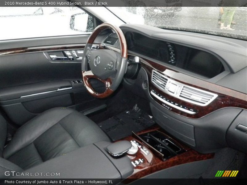 Black / Black 2010 Mercedes-Benz S 400 Hybrid Sedan