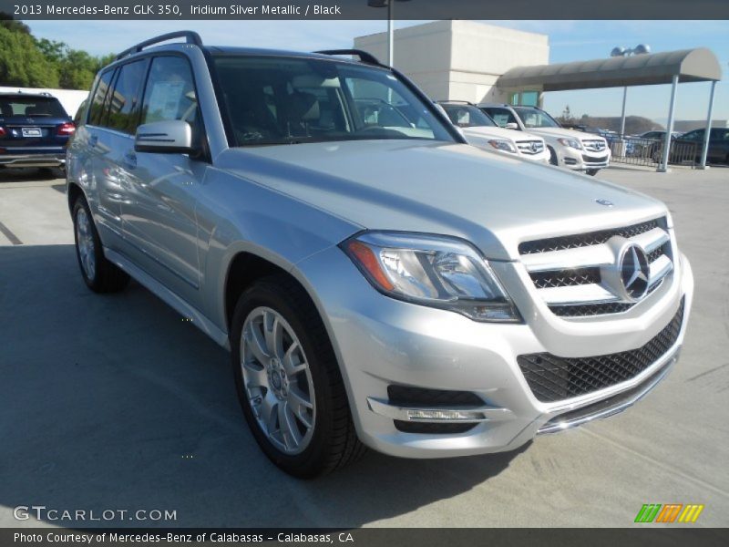 Iridium Silver Metallic / Black 2013 Mercedes-Benz GLK 350