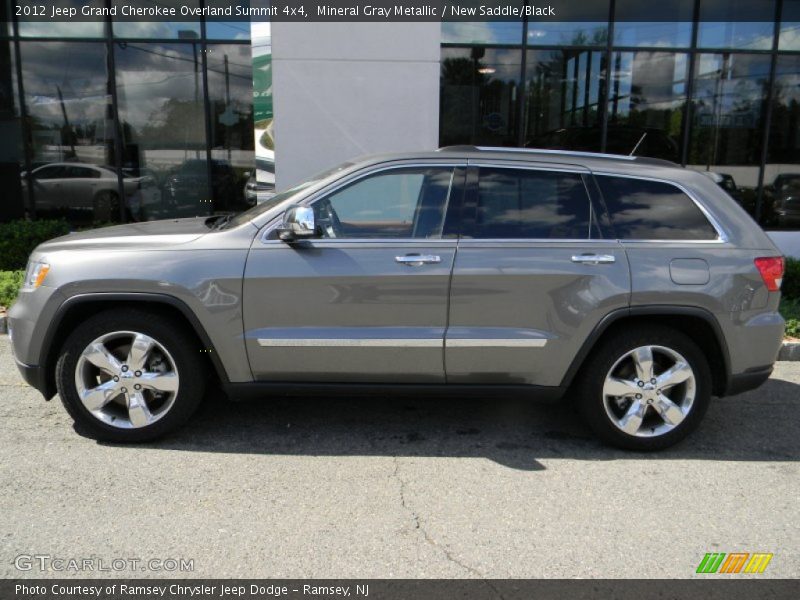 Mineral Gray Metallic / New Saddle/Black 2012 Jeep Grand Cherokee Overland Summit 4x4