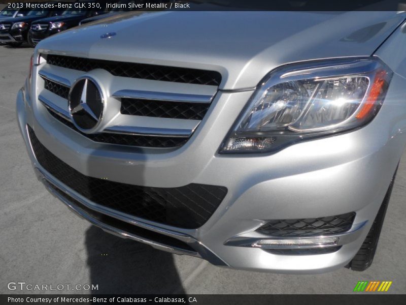 Iridium Silver Metallic / Black 2013 Mercedes-Benz GLK 350