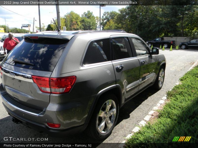 Mineral Gray Metallic / New Saddle/Black 2012 Jeep Grand Cherokee Overland Summit 4x4