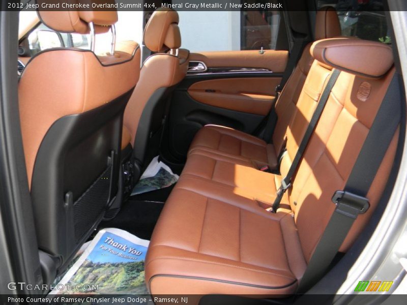 Mineral Gray Metallic / New Saddle/Black 2012 Jeep Grand Cherokee Overland Summit 4x4