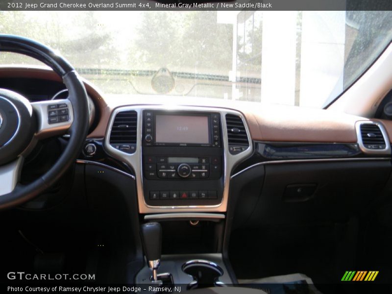 Mineral Gray Metallic / New Saddle/Black 2012 Jeep Grand Cherokee Overland Summit 4x4
