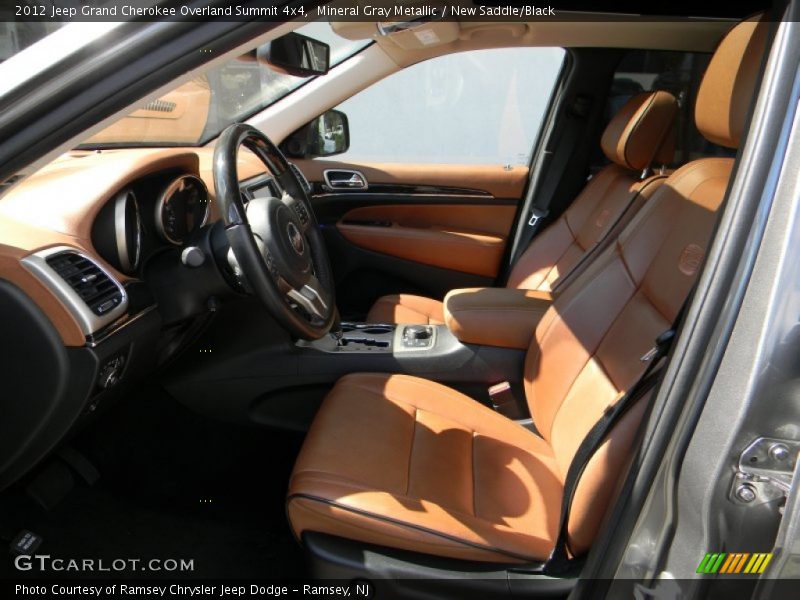 Mineral Gray Metallic / New Saddle/Black 2012 Jeep Grand Cherokee Overland Summit 4x4