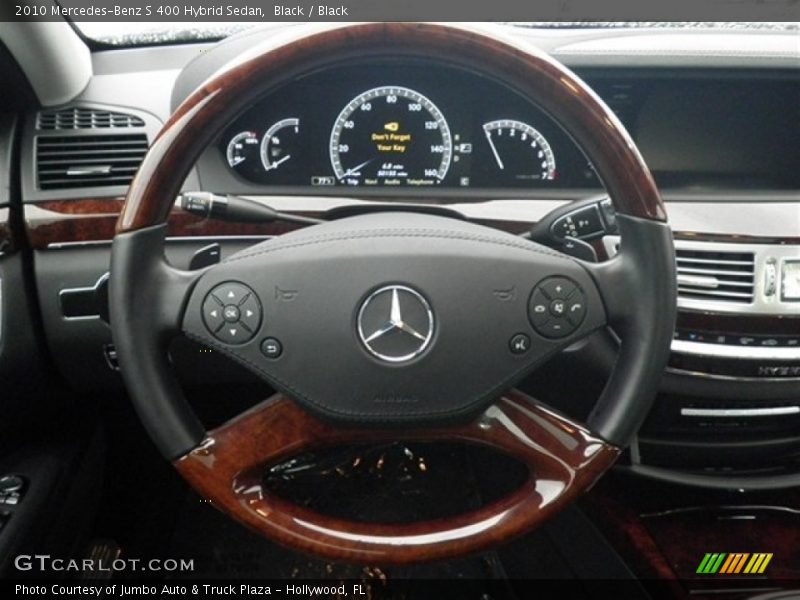 Black / Black 2010 Mercedes-Benz S 400 Hybrid Sedan