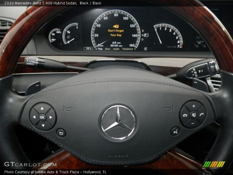 Black / Black 2010 Mercedes-Benz S 400 Hybrid Sedan