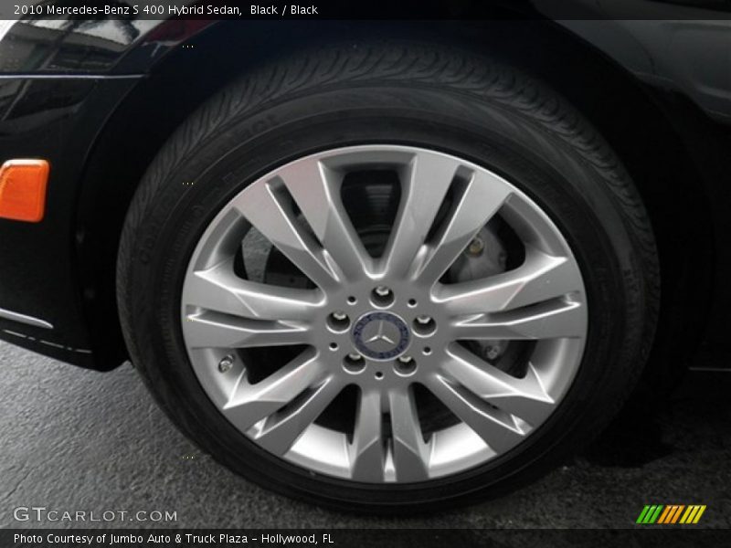 Black / Black 2010 Mercedes-Benz S 400 Hybrid Sedan