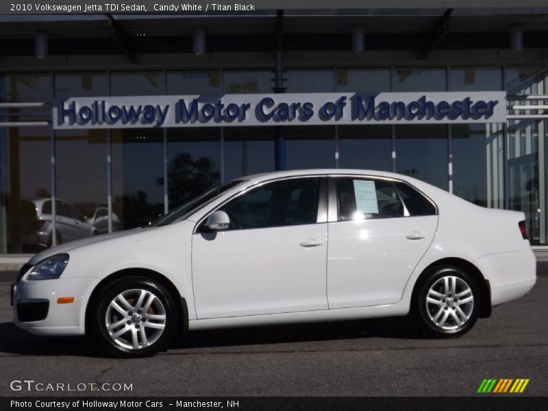 Candy White / Titan Black 2010 Volkswagen Jetta TDI Sedan