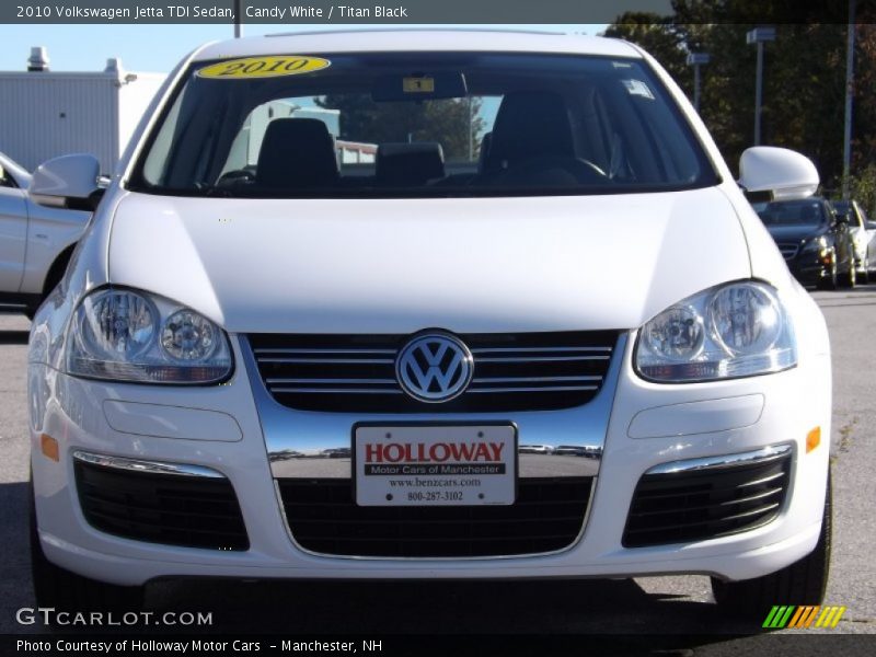 Candy White / Titan Black 2010 Volkswagen Jetta TDI Sedan