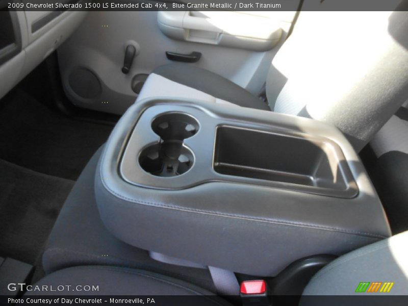 Blue Granite Metallic / Dark Titanium 2009 Chevrolet Silverado 1500 LS Extended Cab 4x4