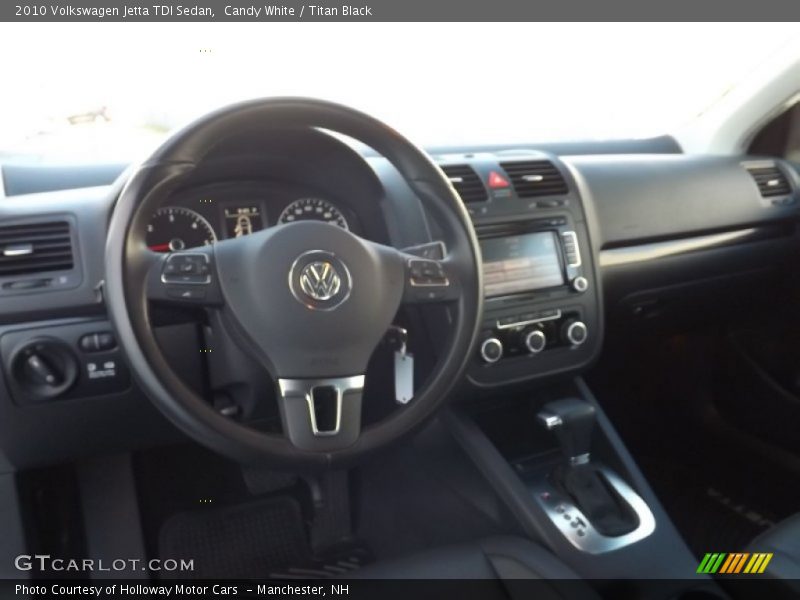 Candy White / Titan Black 2010 Volkswagen Jetta TDI Sedan