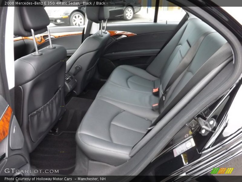 Black / Black 2008 Mercedes-Benz E 350 4Matic Sedan