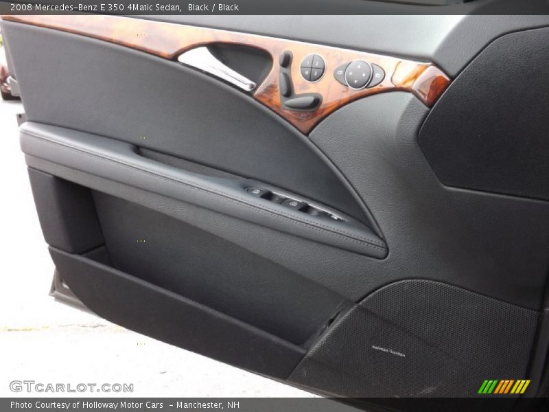 Black / Black 2008 Mercedes-Benz E 350 4Matic Sedan