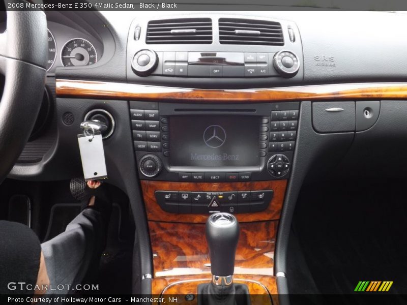Black / Black 2008 Mercedes-Benz E 350 4Matic Sedan