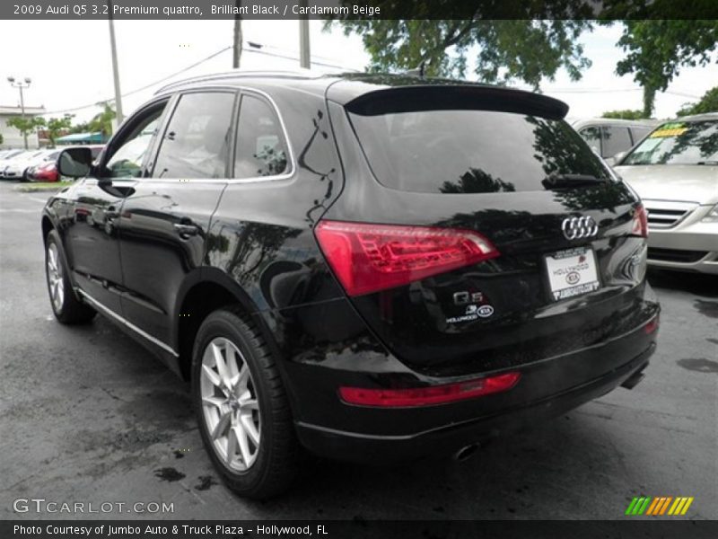 Brilliant Black / Cardamom Beige 2009 Audi Q5 3.2 Premium quattro