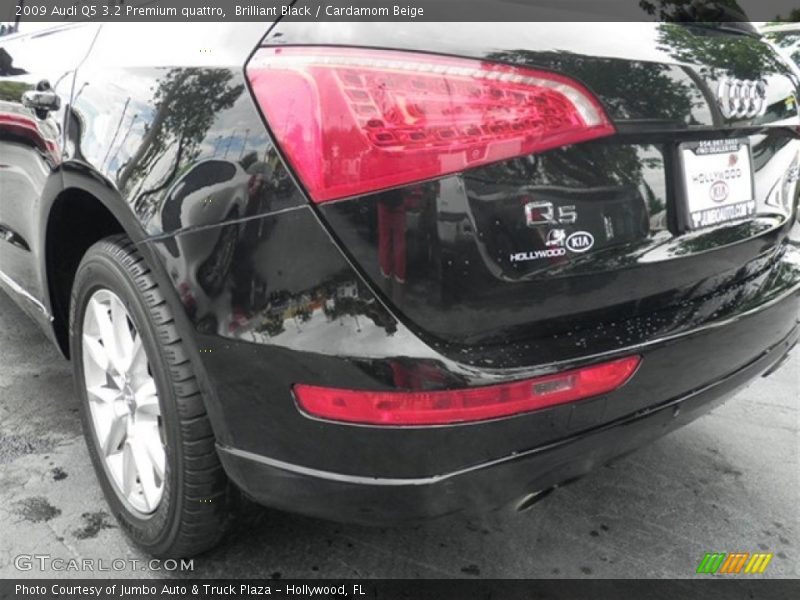 Brilliant Black / Cardamom Beige 2009 Audi Q5 3.2 Premium quattro