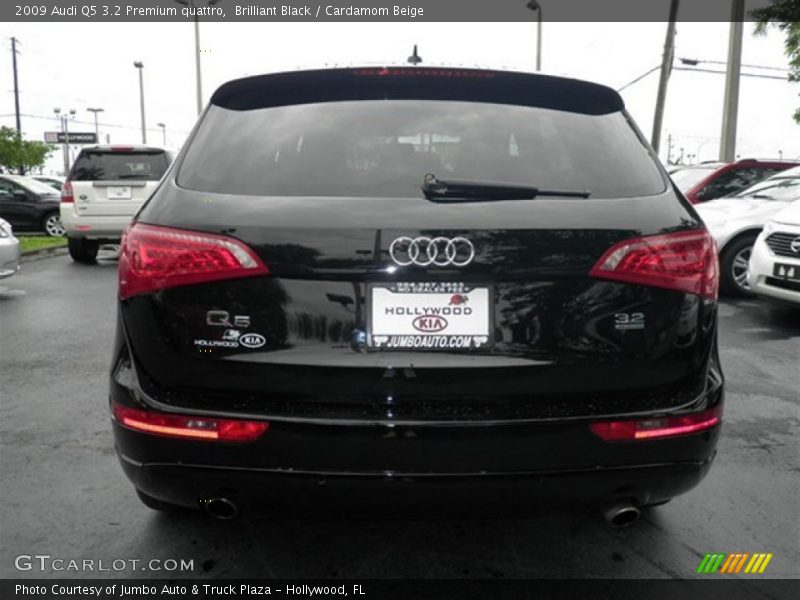 Brilliant Black / Cardamom Beige 2009 Audi Q5 3.2 Premium quattro
