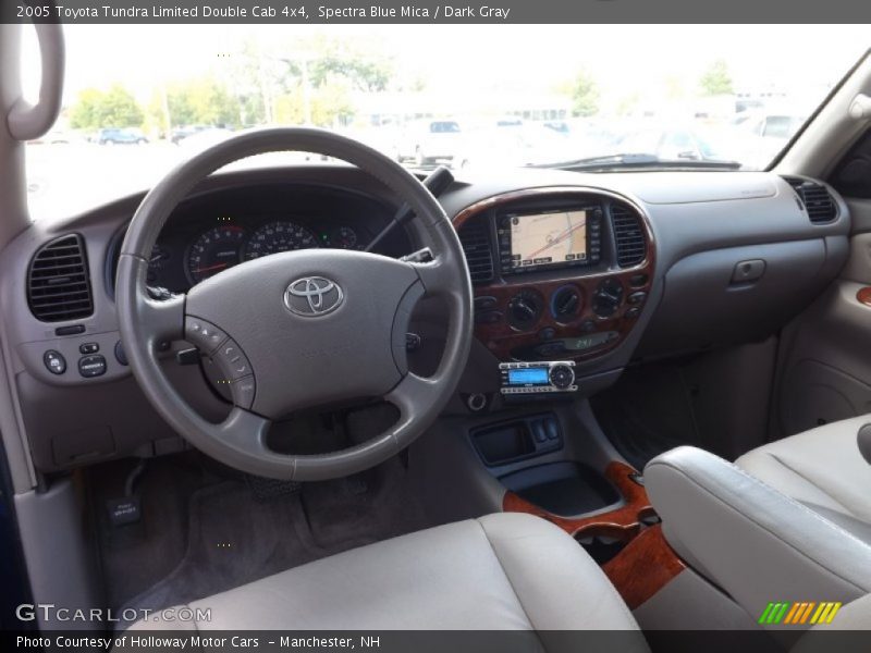 Spectra Blue Mica / Dark Gray 2005 Toyota Tundra Limited Double Cab 4x4
