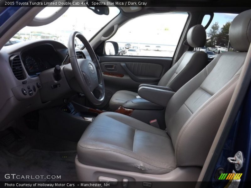 Spectra Blue Mica / Dark Gray 2005 Toyota Tundra Limited Double Cab 4x4