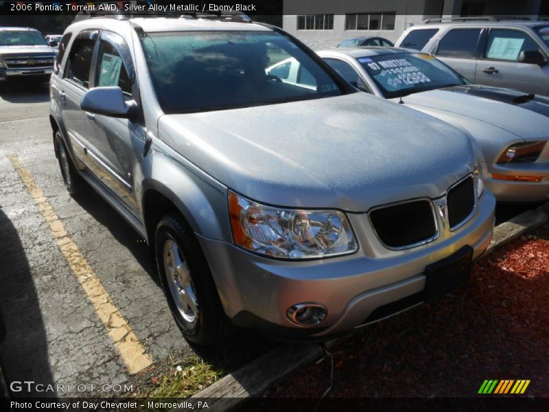 Silver Alloy Metallic / Ebony Black 2006 Pontiac Torrent AWD