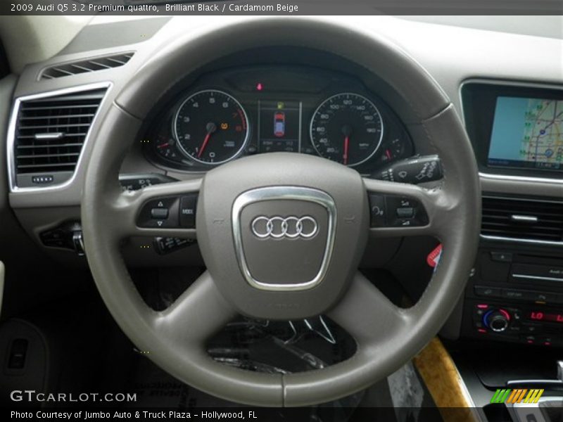 Brilliant Black / Cardamom Beige 2009 Audi Q5 3.2 Premium quattro