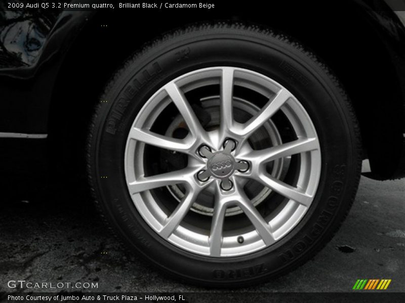 Brilliant Black / Cardamom Beige 2009 Audi Q5 3.2 Premium quattro