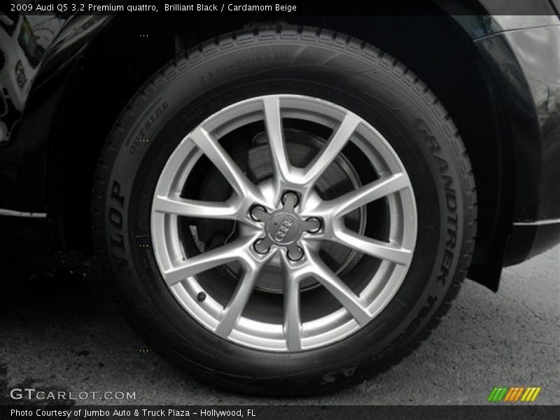 Brilliant Black / Cardamom Beige 2009 Audi Q5 3.2 Premium quattro