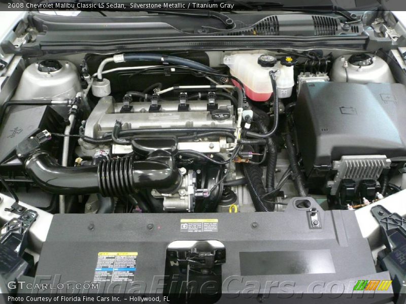 Silverstone Metallic / Titanium Gray 2008 Chevrolet Malibu Classic LS Sedan