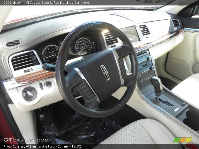 Sangria Red Metallic / Cashmere 2009 Lincoln MKS Sedan